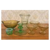 An Assortment of Vintage American Pressed and Eleg