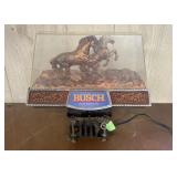 Vintage Busch Beer Western Theme Lighted Motion Di