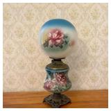 Antique Gone with the Wind Style Hand Painted Flor