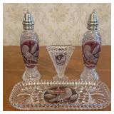 A Set of Hofbauer Byrdes Lead Crystal Table Servic