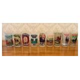 A Collection of Nine Official Kentucky Derby Mint