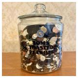 A Collection of Vintage Sewing Buttons and Notions
