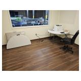 (4) Folding Tables and (1) Office Chair