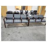 (2) 3-Seat Waiting Room Chairs