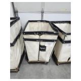 (2) Rolling Laundry Baskets