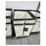 (2) Rolling Laundry Baskets