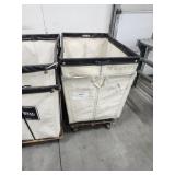 (2) Rolling Laundry Baskets