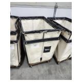 (2) Rolling Laundry Baskets