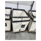 (2) Rolling Laundry Baskets