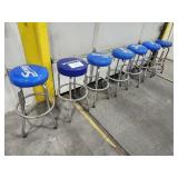 (7) Padded Stools