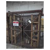 Steel Mesh Storage Cage With Contents