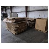 (2) Skids of Cardboard Gaylord Bins