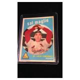 1959 Sal Magile card