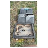 OFFSITE- Poly Waterers, Some Damaged