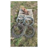OFFSITE - Rolls Misc Barbed Wire, Plow Parts