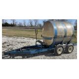 1000 Gal PolyNurse Tank & Trailer Frame