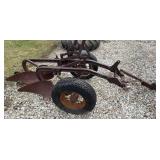 Early Two Bottom Plow - Tires Dry