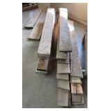 26- Native Oak and Walnut Boards -7-8ft long