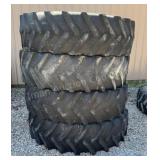4 480/80R42 Michelin Tires 10% Tread