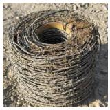 3/4 Roll of Barbed Wire