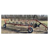 H&S Hi Capacity Hay Rake - 12 Wheel