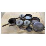 8 Pieces of Taiwan Cast Iron Cookware