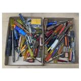 Many Assorted Screwdrivers