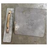 Drywall Hawk and Mag Float