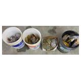 40+lbs Flat/Philips Screws and 5Gal Bucks