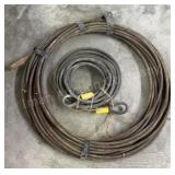 Approx 50ft Total 3/8 Coated Cable