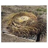 10 New Holland Rake Wheels Used Good Shape