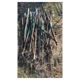 OFFSITE -Approx 55 Used Steel Posts 5 1/2 -6ft