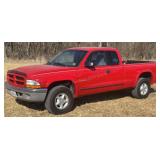 Clean 1997 Dodge Dakota 4x4, 2 Owner, 128,904