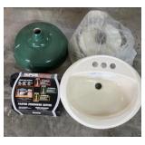 Enamel Fixture - Sink, Glue Gun