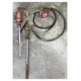 3 Barrel Pumps One No Pipe