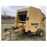 Nice Vermeer 605L 5x6 Round Baler w/ Kicker