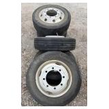 Chevy 4500 Alcoa Chrome Dually Wheels/Tires