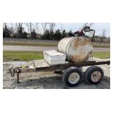 Travis 300 Gal Mobile Fuel Trailer - Trailer w/
