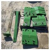 John Deere Front End Weights Set and Brackets