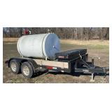 Nice 500 Gal Fuel Brl w/ 12V Pump - Good 12ft