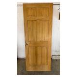 2 - Yellow Pine 32in Solid Doors