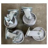 5in Steel Crazy Caster Wheels