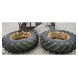 DMI Clamp on Duals 18.4-34 Tires, 4 Clamps &