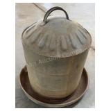 Galvanized Chicken Waterer