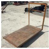 Metal Rolling Cart 32x60