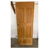 4 - Yellow Pine 30in Solid Doors