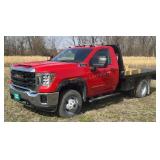2023 GMC3500 Hd 4x4 3,355 Miles, Diesel,  9ft Bed