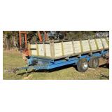 OFFSITE- Homemade Dump Trailer 20ft Total - 14ft