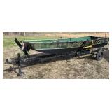 14 Ft Jon Boat w/ Trailer , No Titles