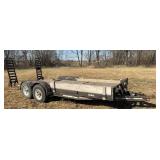 2001 HD 18Ft Equipment Trailer w/ Ramps